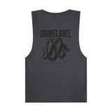 Snake Unisex Barnard Tank with Sleeveless Design & Combed Cotton Fabric for Gym Workouts snake - label