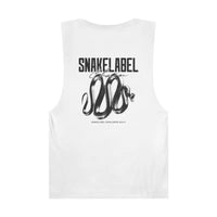 Snake Unisex Barnard Tank with Sleeveless Design & Combed Cotton Fabric for Gym Workouts snake - label