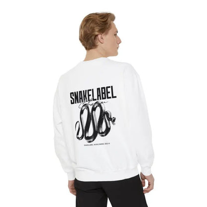 Snake Unisex Garment - Dyed snake Sweatshirt | Luxe Comfort with 80% Cotton Blend snake - label