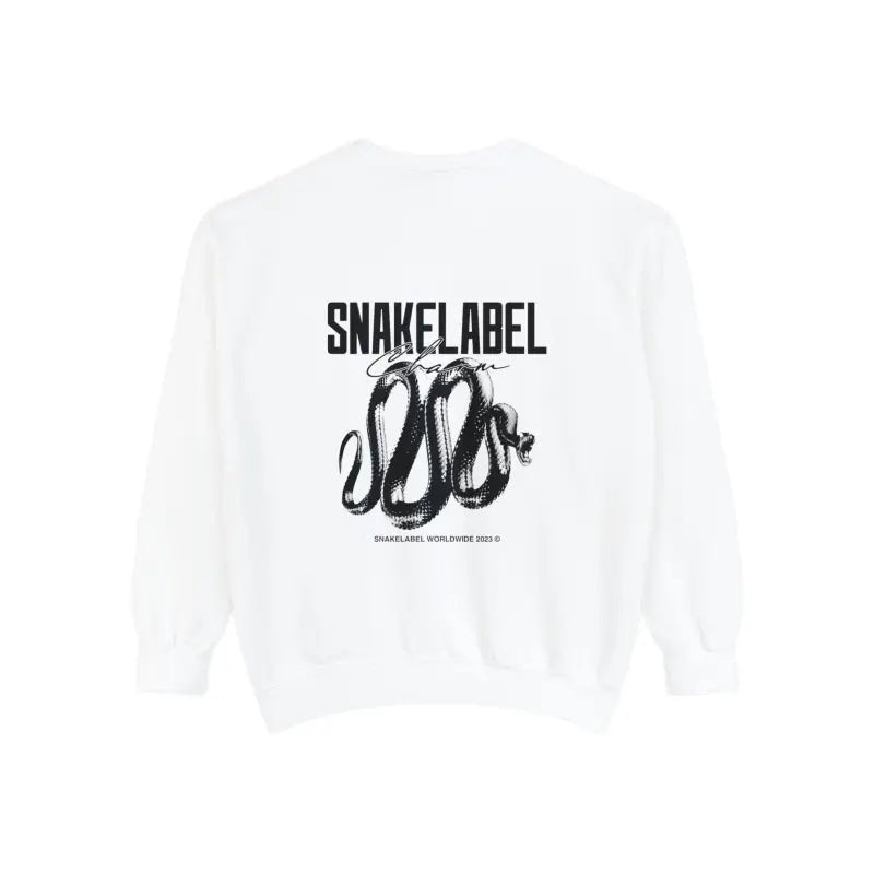Snake Unisex Garment - Dyed snake Sweatshirt | Luxe Comfort with 80% Cotton Blend snake - label