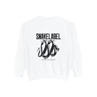 Snake Unisex Garment - Dyed Sweatshirt | Luxe Comfort with 80% Cotton Blend snake - label