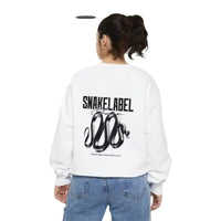 Snake Unisex Garment - Dyed Sweatshirt | Luxe Comfort with 80% Cotton Blend snake - label