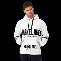 Snake Unisex Hoodie: Cozy Sustainable Pullover with Vibrant Design snake - label