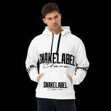 Snake Unisex Hoodie: Cozy Sustainable Pullover with Vibrant Design snake - label