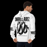 Snake Unisex Hoodie: Cozy Sustainable Pullover with Vibrant Design snake - label