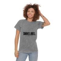 Snake Unisex Mineral Wash T-Shirt | 100% Cotton, Retro Style Tee snake - label