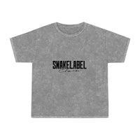 Snake Unisex Mineral Wash T-Shirt | 100% Cotton, Retro Style Tee snake - label