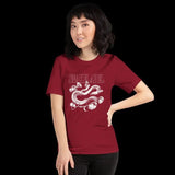 Snake Unisex T-Shirt: 100% Cotton Lightweight Style with Durability snake - label