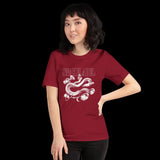 Snake Unisex t-shirt - Cardinal / XS