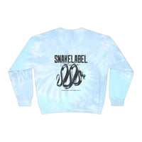 Snake Unisex Tie - Dye Sweatshirt - Customizable Design, Vibrant Colors & Cozy Fit snake - label