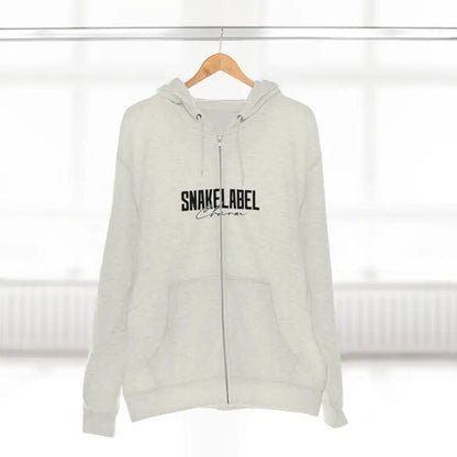 Snake Unisex Zip Hoodie: 80% Cotton, 20% Polyester, Medium - Heavy Fabric, Regular Fit snake - label