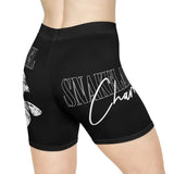 Snake Women's Biker Shorts with 1.5" Waistband & Moisture - Wicking Fabric snake - label