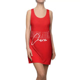 Snake Women's Cut & Sew Racerback Dress - Lightweight Comfort & Sporty Style snake - label