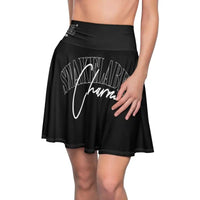 Snake Women's Skater Skirt - Cozy Polyester Blend, USA - Made snake - label