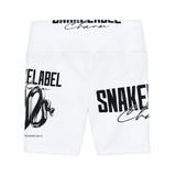 Snake Women's Workout Shorts - Comfortable Polyester Shorts with Comfy Fit and Stylish Design snake - label