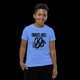 Snake Youth Short Sleeve T-Shirt with 100% Combed Cotton - Lightweight & Stylish Tee for Kids snake - label