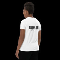 Snake Youth Short Sleeve T-Shirt with 100% Combed Cotton - Lightweight & Stylish Tee for Kids snake - label