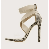 Snakeskin High Heels: Premium Suede, 11.5 cm Heel, Waterproof snake - label