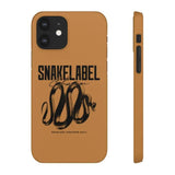 snap phone case Polycarbonate Protection snake - label