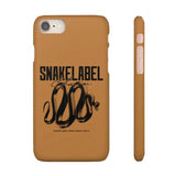 snap phone case Polycarbonate Protection snake - label