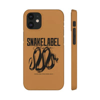 snap phone case Polycarbonate Protection snake - label