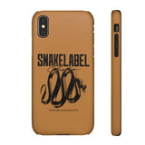 snap phone case Polycarbonate Protection snake - label