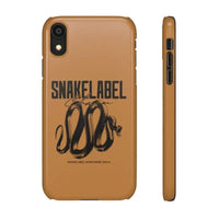 snap phone case Polycarbonate Protection snake - label