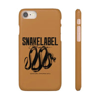 snap phone case Polycarbonate Protection snake - label