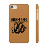 snap phone case Polycarbonate Protection snake - label