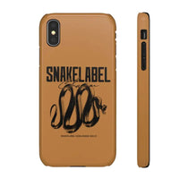 snap phone case Polycarbonate Protection snake - label