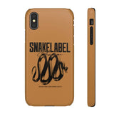 snap phone case Polycarbonate Protection snake - label