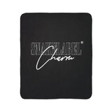 Soft Touch Fleece Sherpa Blanket | 100% Polyester, Custom - Print Design snake - label