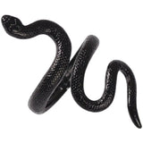 Spirit Snake Ring in Black Zinc Alloy Retro Style - Mystique & Elegance snake - label