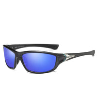 Square Sports Sunglasses Men with Polarized Lenses & UV400 Protection snake - label