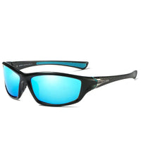 Square Sports Sunglasses Men with Polarized Lenses & UV400 Protection snake - label