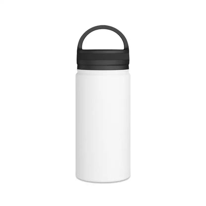Stainless Steel Water Bottle with Handle Lid - Keeps Drinks Cold for 24 Hours snake - label