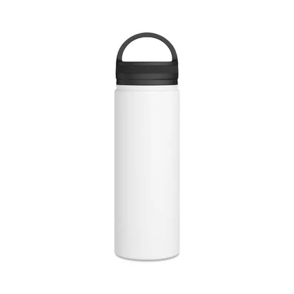 Stainless Steel Water Bottle with Handle Lid - Keeps Drinks Cold for 24 Hours snake - label