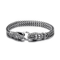 Steel Spirit Snake Bracelet - Titanium Steel Animal Zodiac Bracelet snake - label