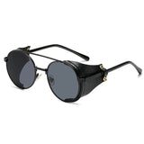 Stylish UV400 Trendy Sunglasses with Non - Polarized Lenses snake - label