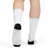 Sublimation Crew Socks: Durable 200NK Knit, Universal Size (5 - 13 US), Stylish Accents snake - label