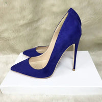 Suede Stiletto Heels: Europe & America Style, Super High Heel snake - label