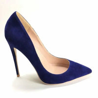 Suede Stiletto Heels: Europe & America Style, Super High Heel snake - label