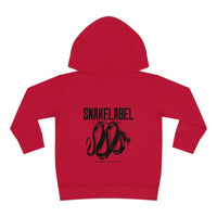 Toddler Pullover Fleece Hoodie Featuring EasyTear™ Label - Cozy & Durable for Little Adventurers snake - label