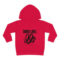 Toddler Pullover Fleece Hoodie Featuring EasyTear™ Label - Cozy & Durable for Little Adventurers snake - label