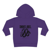 Toddler Pullover Fleece Hoodie Featuring EasyTear™ Label - Cozy & Durable for Little Adventurers snake - label