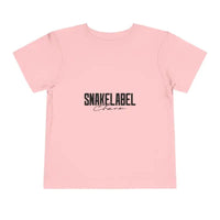 Toddler Short Sleeve Tee: 100% Cotton Lightweight Comfort snake - label