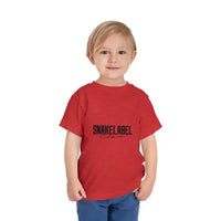 Toddler Short Sleeve Tee: 100% Cotton Lightweight Comfort snake - label