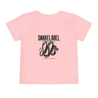 Toddler Short Sleeve Tee: 100% Cotton Lightweight Comfort snake - label