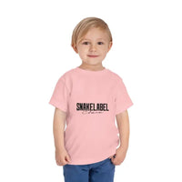 Toddler Short Sleeve Tee: 100% Cotton Lightweight Comfort snake - label