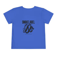 Toddler Short Sleeve Tee: 100% Cotton Lightweight Comfort snake - label